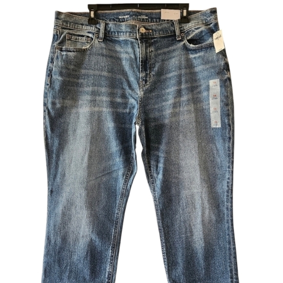 75 NWT OLD NAVY BOYFRIEND JEANS WOMEN'S PLUS SIZE 14 - Picture 5 of 12